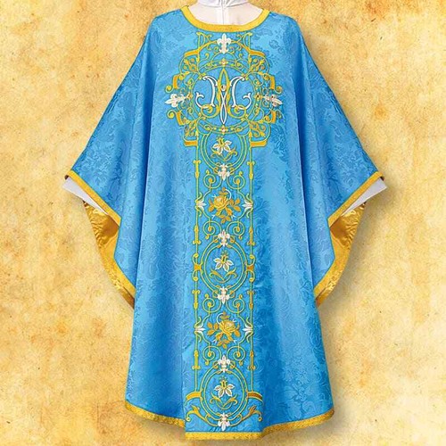 Casula ricamata massimo blue - casula, "massimo-blue"
