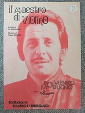 Domenico Modugno - Il maestro di violino - spartito per strumenti in do