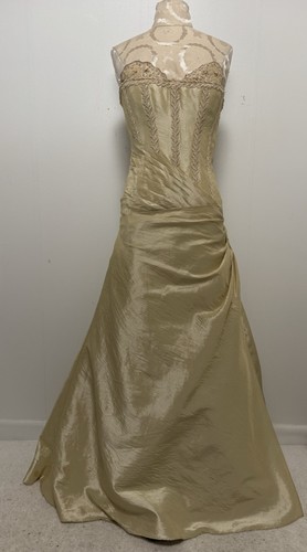 Abito vintage jovani champagne - abito,