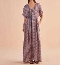 Maxi abito caftano Omika Pia