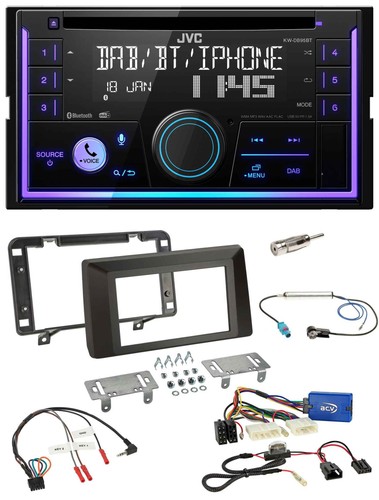 Jvc volante usb - 2din, dab
