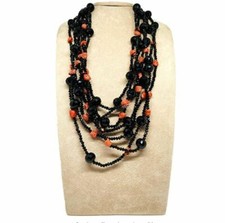 COLLANA A 7 FILI SASSI DI