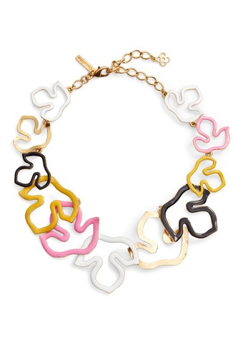 Collana con colletto traforato