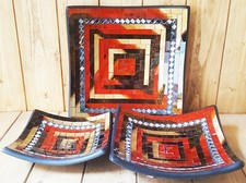 Set 3 piatti decorativi con