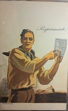 CARTOLINA PUBBLICITARIA  CARIPLO  BALILLA  DUDOVICH   NV FP