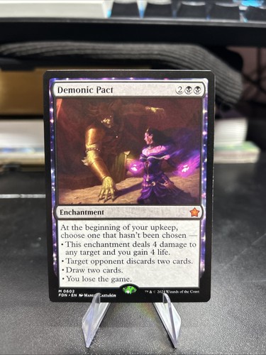 Mtg demonic pact foundations - demonic,