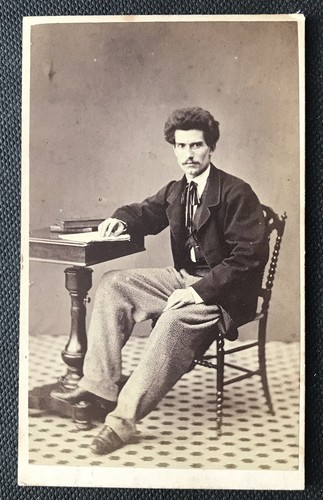 Cdv foto antica albumina - foto, uomo