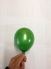 100 PALLONCINI 5 POLLICI VERDE