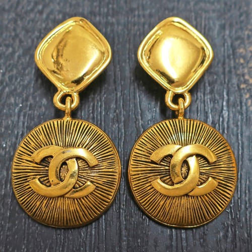 Orecchini chanel placcati oro - placcati,