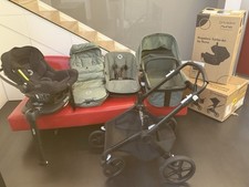 BUGABOO FOX CLUB TRIO Ovetto, Navicella, Passeggino + Coperta Termica In Regalo