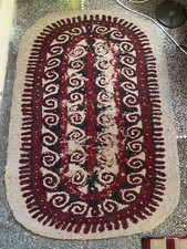 Tappeto in feltro vintage, probabilmente Turchia