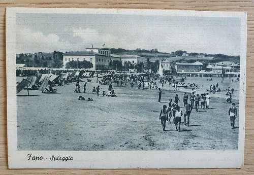 Cartolina viaggiata fano - cartolina,