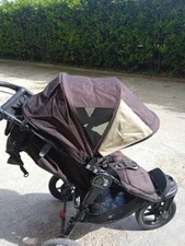 passeggino city trekking, seduta ampia e chiusura a zainetto, ruota 360 ° 