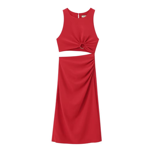 Abito donna midi zara - midi, m