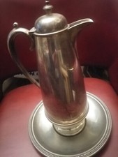 Brocca in metallo argentato