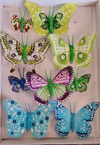 Set farfalle carta - set, 9