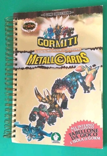 Gormiti metall cards album - gormiti,