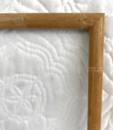 Cornice finto bambù legno