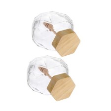  2pcs Semplici contenitori di sigillatura Scatole alimentari Biglietti da cucina