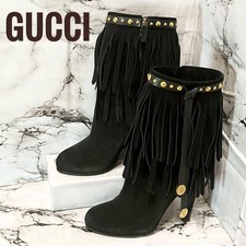 Stivali Gucci tacco frange