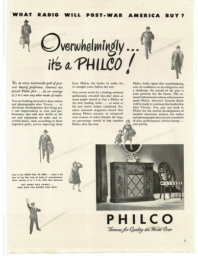 Console mobile radio philco - mobile,