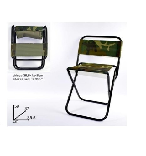 Sedia sgabello pesca - sedia,