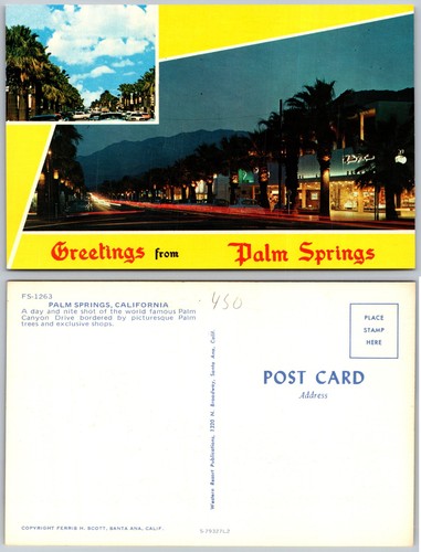 Cartolina palm canyon - cartolina, drive