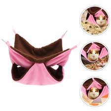  Gabbia per nascondiglio per criceti in cotone, amaca calda per cincillà, amaca