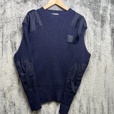 Blauer Maglione Lana Commando