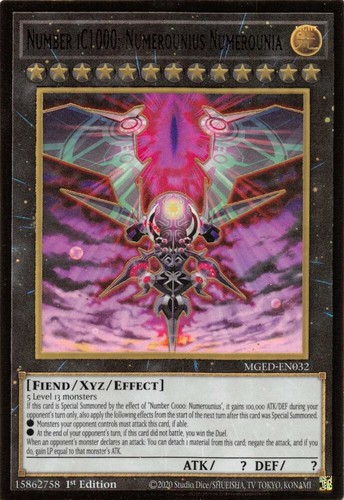 Yugioh numero ic1000 - 1x,