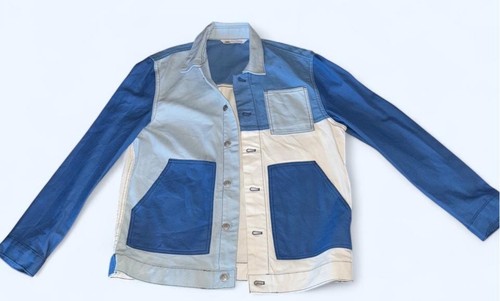 Giacca zara blu denim - zara,