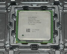 Processore Intel Pentium 4 3 GHz 1M/800MHz socket CPU 478 SL7E4 processore