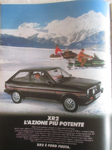 Ford fiesta xr2 pubblicita - fiesta, pubblicita'