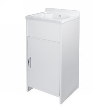 LAVATOIO CON MOBILE IN PVC E VASCA IN POLIPROPILENE MINI- L cm. 42 x P cm. 35...