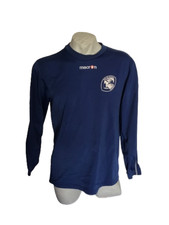 VALSUGANA RUGBY PADOVA Felpa Macron sportiva maglia sweatshirt blu size XL
