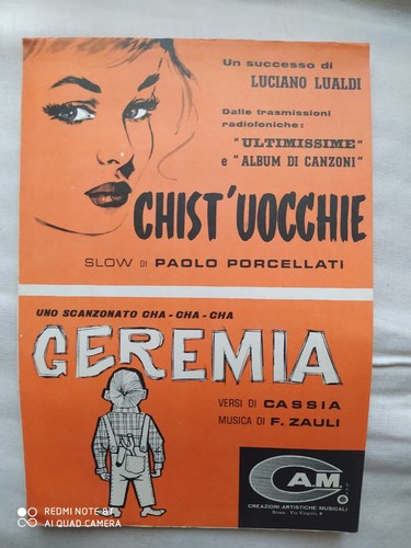 Luciano lualdi chist uocchie - luciano, "chist'uocchie"