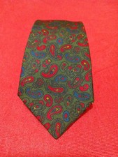 BURBERRYS' LONDON PAISLEY DISEGNO CASHMERE CRAVATTA TIE KRAWATTE ネクタイ (nekutai)