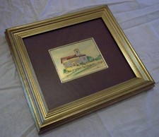 Quadro d'autore Marcantonio_smalto su foglia oro dipinto a mano