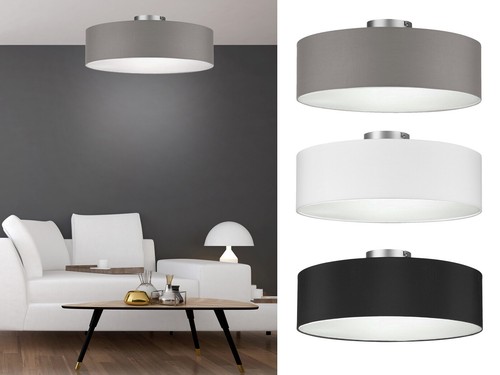 Stoff schirmlampe für decke - stoff,