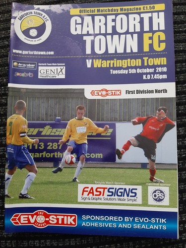 Garforth town warrington - town, v