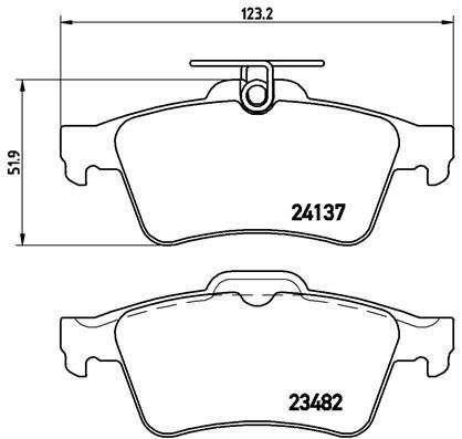 Brembo p59042 kit pastiglie - brembo,
