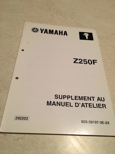 Yamaha motore z250f 250 f - z250f, z