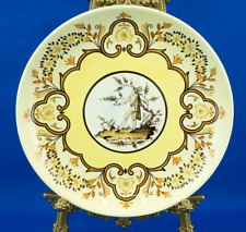 CIA MANNA TORINO epigono Lenci grande piatto ceramica DECO 1900 stile Savona