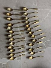 26 CUCCHIAI D'EPOCA IN OTTONE