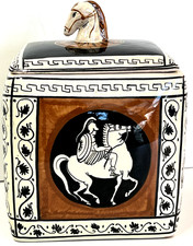 Scatola ceramica italiana con