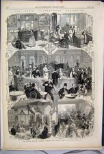 Vecchia Stampa Antica 1867