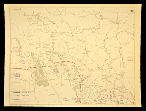 1918 battaglia saint mihiel - battaglia,