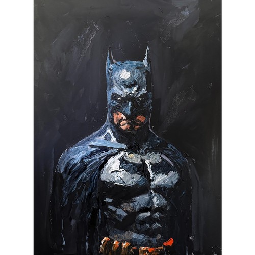 Quadro fumetto pensivo impasto - quadro,