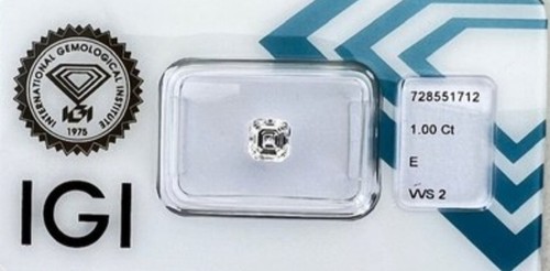 Diamante naturale ct e - naturale, 1.00