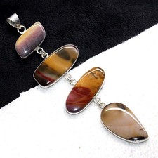 Ciondolo grande mookaite